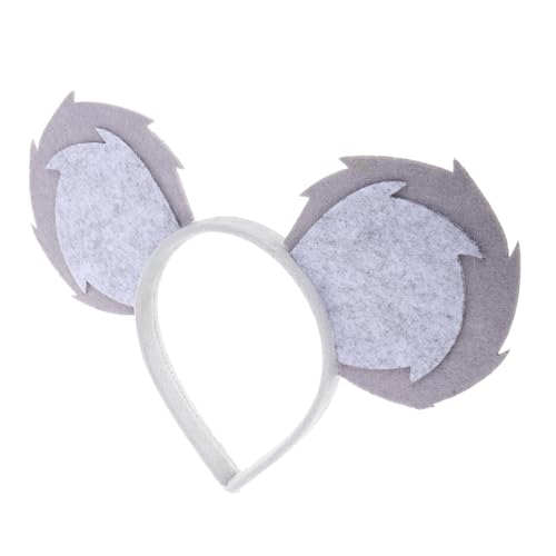 Gatuida Tierisches Mausohren Stirnband für Erwachsene Lustiges Cosplay Accessoire Weichem Hautfreundlichem für Halloween Karneval und Schulaufführungen Vielseitig und Anpassbar für von Gatuida