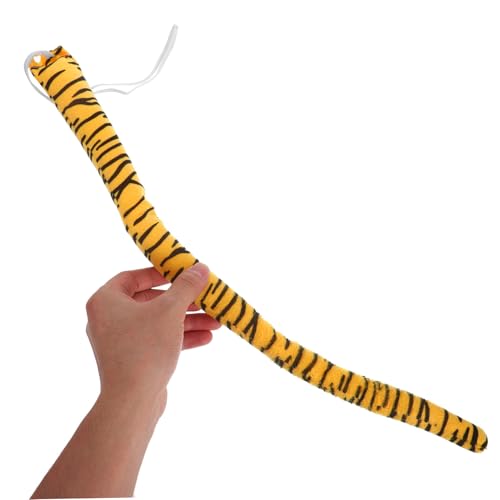 Gatuida Tiger Tail Accessory Plüsch Weiche Leichte Tiger Kostüm Requisite für Halloween Tier und Cosplay Partys Bühnenauftritte Wiederverwendbar und Komfortabel Gatuida Tiger Tail Accessory Plüsch Weiche Leichte Tiger Kostüm Requisite für Halloween Tier und Cosplay Partys Bühnenauftritte Wiederverwendbar und Komfortabel von Gatuida