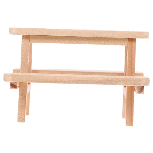 Gatuida Tisch- Und Stuhlmodell Aus Holz Puppenhaustisch Mini Klein Möbel Winzig Rechteckig Realistisch Picknicktisch-Foto-Requisite Picknicktisch-Requisite Picknicktischmodell Gatuida Tisch- Und Stuhlmodell Aus Holz Puppenhaustisch Mini Klein Möbel Winzig Rechteckig Realistisch Picknicktisch-Foto-Requisite Picknicktisch-Requisite Picknicktischmodell von Gatuida