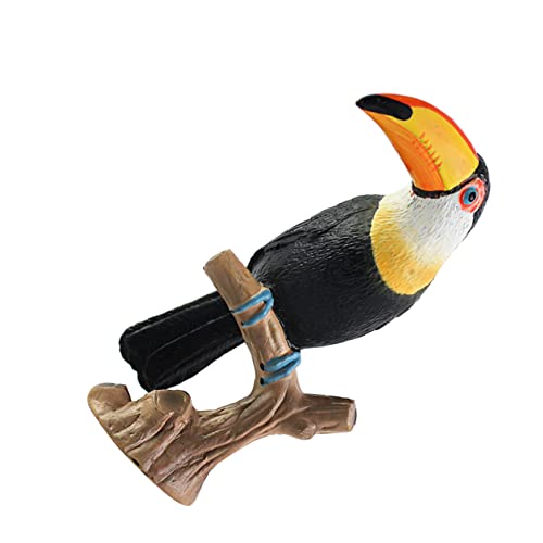 Gatuida Toukanspielzeug tierisches Kinderspielzeug Vogel Kinderspielzeug Modell Tierspielzeug Tiermodell Modelltier von Gatuida