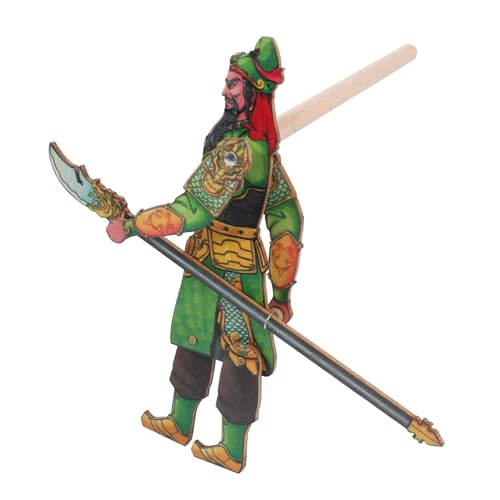 Gatuida Traditionelles Chinesisches Schattenpuppenspiel DIY Puppentheater Requisiten mit DREI Königreiche Figuren für Kultur und Kreativität im Kindergarten und Schule von Gatuida