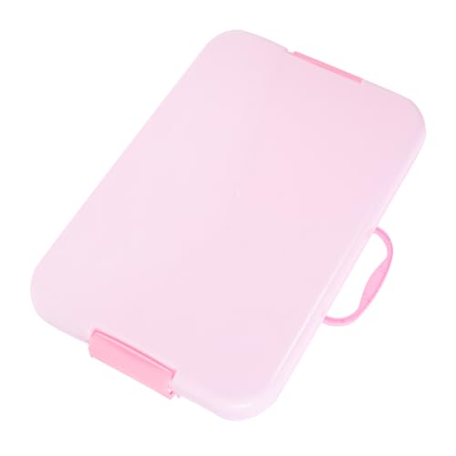 Gatuida Tragbarer Sandkasten mit Deckel Kleiner Sandbehälter aus Langlebigem Abs Praktischer Aufbewahrungskoffer für Outdoor und Spielzeugorganisation von Gatuida