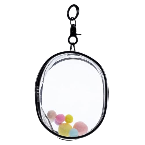 Gatuida Transparente PVC Spielzeugtasche für Puppen Aufbewahrung und Display Weiches Material Schützt Mini Figuren Leichte Tragetasche mit Schlüsselanhänger für Unterwegs und Schutz Gatuida Transparente PVC Spielzeugtasche für Puppen Aufbewahrung und Display Weiches Material Schützt Mini Figuren Leichte Tragetasche mit Schlüsselanhänger für Unterwegs und Schutz von Gatuida