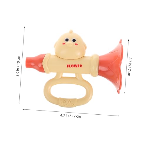 Gatuida Trompete lustige Spielzeugtrompete -Trompete Pfeifinstrument musikalisches kleinkindspielzeug kleine Trompete Lufthörner hupen laut Horn Abs Yellow Gatuida Trompete lustige Spielzeugtrompete -Trompete Pfeifinstrument musikalisches kleinkindspielzeug kleine Trompete Lufthörner hupen laut Horn Abs Yellow von Gatuida