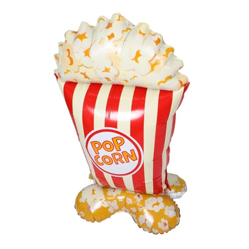 Gatuida Überdimensionale Aufblasbare Popcorn Ballons Realistische Partydekoration für Kindergeburtstag Movie Night Weihnachtsfeier Halloween Karneval von Gatuida
