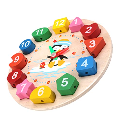 Gatuida Uhr-Lernspielzeug Nummer Uhr Kleinkinder Lernuhr Uhr-Puzzle- Cartoon Uhr Zeiterkenntnis- Spielzeuguhr für Kleinkinder Kleinkind Uhr hölzern Gatuida Uhr-Lernspielzeug Nummer Uhr Kleinkinder Lernuhr Uhr-Puzzle- Cartoon Uhr Zeiterkenntnis- Spielzeuguhr für Kleinkinder Kleinkind Uhr hölzern von Gatuida
