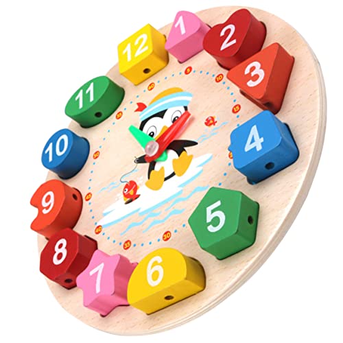 Gatuida Uhr-lernspielzeug Kleinkinder Lernuhr Uhrlernen Für Uhr-Puzzle- Nummer Uhr Cartoon Uhr Formpuzzles Für Im Alter Von 3–5 Jahren Hölzern Gatuida Uhr-lernspielzeug Kleinkinder Lernuhr Uhrlernen Für Uhr-Puzzle- Nummer Uhr Cartoon Uhr Formpuzzles Für Im Alter Von 3–5 Jahren Hölzern von Gatuida