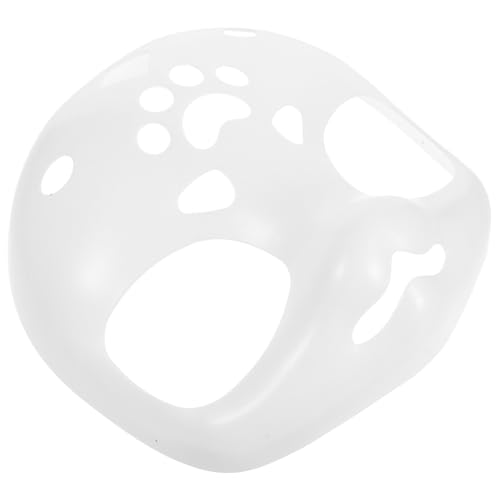 Gatuida Unbemalte Tiermaske DIY Fursuit Kopf Basis mit Weicher Fellbasis Kawaii Cosplay Accessoire für Halloween Karneval Kostüm Party von Gatuida