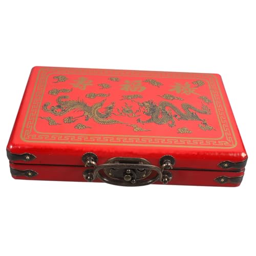 Gatuida Vintage Mahjong Aufbewahrungsbox mit Tragegriff Holz Mahjong Verpackungskoffer Tragbare Geschenkbox und Vielseitige Nutzung Glatt Gerundete Kanten Praktische Schnappverschlussbox Gatuida Vintage Mahjong Aufbewahrungsbox mit Tragegriff Holz Mahjong Verpackungskoffer Tragbare Geschenkbox und Vielseitige Nutzung Glatt Gerundete Kanten Praktische Schnappverschlussbox von Gatuida