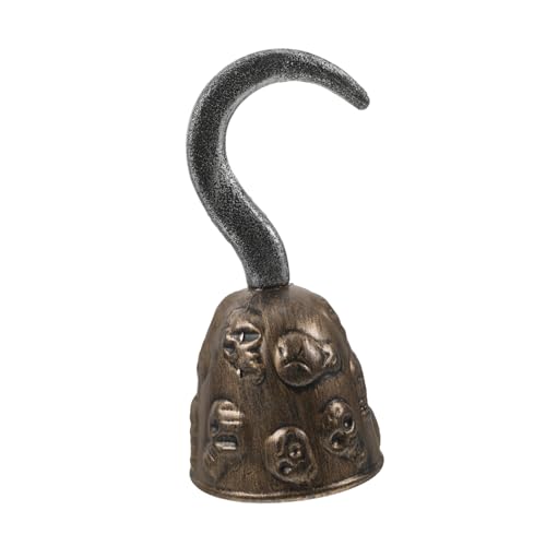 Gatuida Vintage Piratenhaken für Robustes Cosplay Zubehör für Piratenkostüme Retro Skull Design für Halloween Mottopartys für Piratengeburtstage Gatuida Vintage Piratenhaken für Robustes Cosplay Zubehör für Piratenkostüme Retro Skull Design für Halloween Mottopartys für Piratengeburtstage von Gatuida