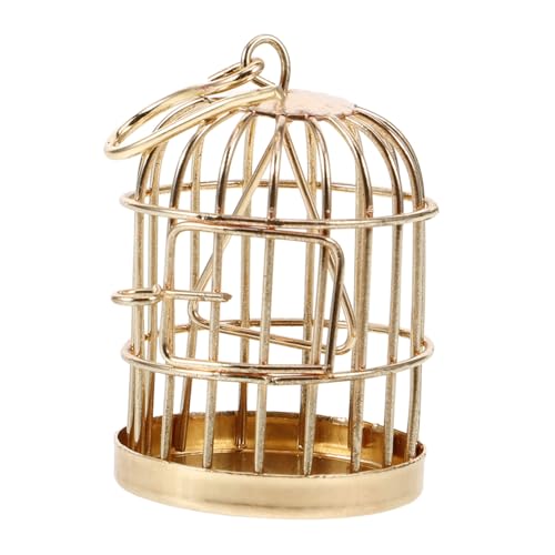 Gatuida Vogelkäfig-Ornamente Kleiner Vogelkäfig Miniaturen Bunt Käfige Winzig Drinnen Hängend Mini-vogelkäfig-Modell Miniatur-puppenhaus-vogelkäfig Miniaturschmuck Golden Legierung Gatuida Vogelkäfig-Ornamente Kleiner Vogelkäfig Miniaturen Bunt Käfige Winzig Drinnen Hängend Mini-vogelkäfig-Modell Miniatur-puppenhaus-vogelkäfig Miniaturschmuck Golden Legierung von Gatuida