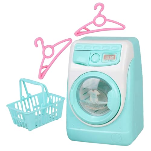 Gatuida Waschmaschine mit Licht und Sound Realistische Simulation Leichtes Material für Puppenhaus Zubehör und Fantasievolles Rollenspiel Gatuida Waschmaschine mit Licht und Sound Realistische Simulation Leichtes Material für Puppenhaus Zubehör und Fantasievolles Rollenspiel von Gatuida