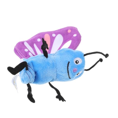 Gatuida Weiche Schmetterling Handpuppe Plüsch Kuscheltier Puppentheater Fingerpuppe Bienen Motiv Lernspielzeug für Kleinkinder und Mädchen von Gatuida