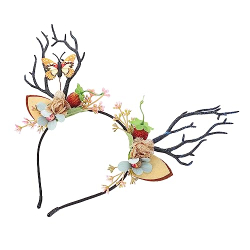 Gatuida Weihnachtlicher Rentier Haarreif aus Hochwertigem Geweih Design Bequem und Langlebig für Erwachsene für Xmas Partys und Festliche Anlässe Gatuida Weihnachtlicher Rentier Haarreif aus Hochwertigem Geweih Design Bequem und Langlebig für Erwachsene für Xmas Partys und Festliche Anlässe von Gatuida