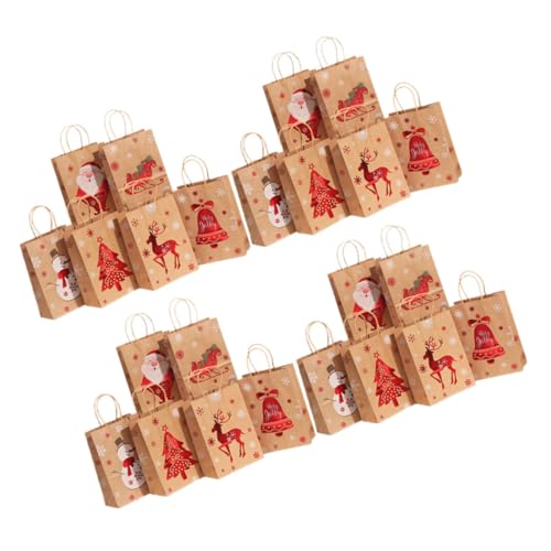Gatuida Weihnachts Geschenktüten Aus Kraftpapier Handheld Geschenktüten Für Weihnachten Kleine Geschenktaschen Für Party Favoriten Gatuida Weihnachts Geschenktüten Aus Kraftpapier Handheld Geschenktüten Für Weihnachten Kleine Geschenktaschen Für Party Favoriten von Gatuida