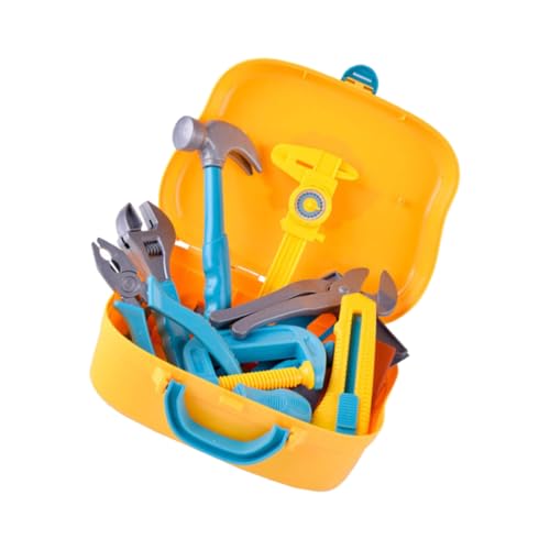 Gatuida Werkzeugset mit Bohrmaschine Kreatives Rollenspiel Werkzeugkasten für Jungen und Mädchen Fördert Feinmotorik Farberkennung und Handwerkliche Fähigkeiten Geschenk zu Geburtstag und von Gatuida