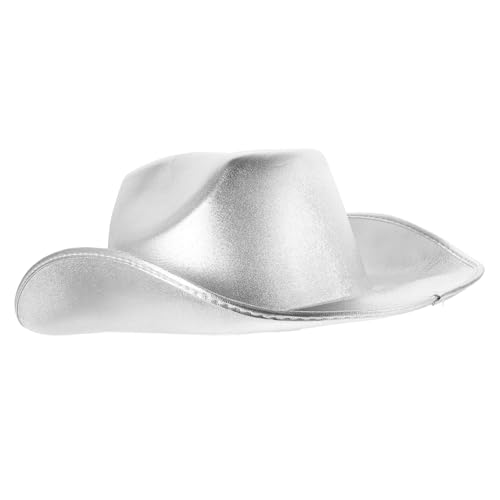 Gatuida Western Party Cowgirl hut Glitzernd Gold Silber Einzigartige Damen kostüm accessoire Für Western themen Halloween Cosplay Und Festliche Anlässe Gatuida Western Party Cowgirl hut Glitzernd Gold Silber Einzigartige Damen kostüm accessoire Für Western themen Halloween Cosplay Und Festliche Anlässe von Gatuida
