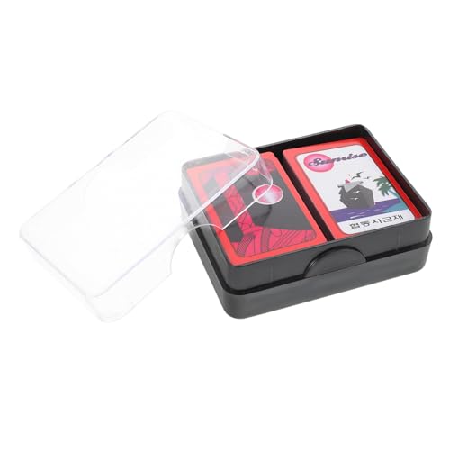 Gatuida Wiederverwendbare Spielkarten Klare Druckqualität Glatte Oberfläche Sicheres Kartenspiel Zubehör für Familien und Erwachsene für Indoor und Outdoor Spiele Partyspaß von Gatuida