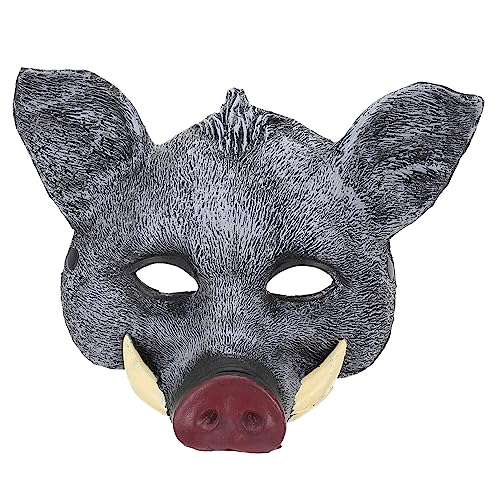Gatuida Wildschwein Maske Halloween Schweinmaske Party verkleiden vermissen realistisch Schwein-Cosplay gruselmasken dekorative Maske Schwein Halbmaske wild schwein maske Tiermaske Pu Grau Gatuida Wildschwein Maske Halloween Schweinmaske Party verkleiden vermissen realistisch Schwein-Cosplay gruselmasken dekorative Maske Schwein Halbmaske wild schwein maske Tiermaske Pu Grau von Gatuida