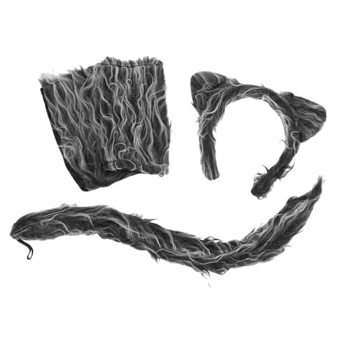 Gatuida Wolf Kostüm Teilig mit Stirnband Handschuhen und für Halloween Cosplay Werwolf Outfit für Kostümparty und Düsteren Wald Karneval Gatuida Wolf Kostüm Teilig mit Stirnband Handschuhen und für Halloween Cosplay Werwolf Outfit für Kostümparty und Düsteren Wald Karneval von Gatuida