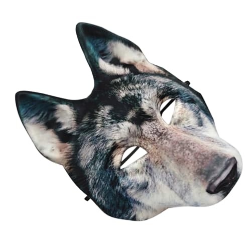 Gatuida Wolf Maske für Halloween Realistische Tiermaske Verstellbar für Cosplay Maskerade Komfortables Material für Unbeschwerte Feiern Gatuida Wolf Maske für Halloween Realistische Tiermaske Verstellbar für Cosplay Maskerade Komfortables Material für Unbeschwerte Feiern von Gatuida