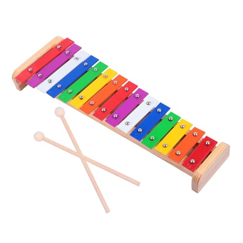 Gatuida Xylophon aus Holz Farbenfrohes Percussion Instrument für Kleinkinder Langlebig Frühes Lernspielzeug Musikalischen Früherziehung von Gatuida