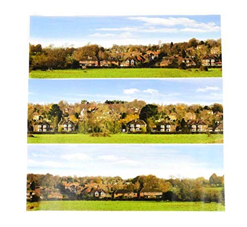Gaugemaster gm-gm704 2744 X 304 Mm Village Rückseite-Szene (groß) von Gaugemaster
