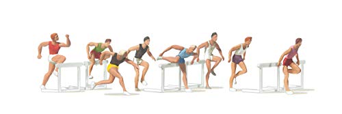 Merten 0212485 Men Running Hurdles (8) Figure Set von Gaugemaster