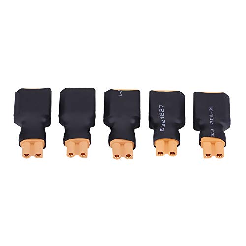 5pcs XT30 bis XT60 Plug FEMAL MALE -ADAPTER NO Kabel -Stecker -Adapter für RC FPV Drohne Car Lipo Nimh Batterie Ladegerät Esc (XT30 male adapter XT60 female) (XT30 female head adapted to XT60 male von Gavigain