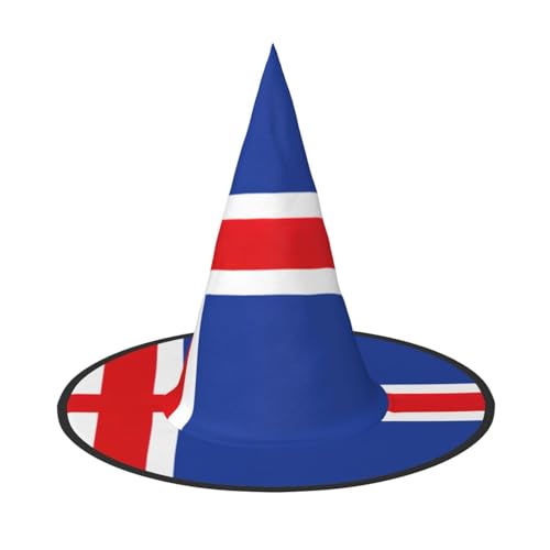 GaxfjRu Flagge von Island, Halloween-Hexenhut, Hexenkostüm, Zubehör für Halloween, Cosplay, Party, Urlaub, Dekoration, 3 Stück GaxfjRu Flagge von Island, Halloween-Hexenhut, Hexenkostüm, Zubehör für Halloween, Cosplay, Party, Urlaub, Dekoration, 3 Stück von GaxfjRu