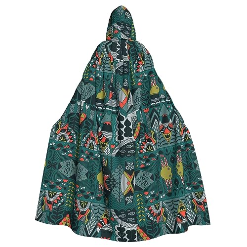 GaxfjRu Grüner Tierdruck, Uni, Weihnachten, Halloween, Party, magischer Kapuzenumhang, Maskerade, Cosplay-Kostüm GaxfjRu Grüner Tierdruck, Uni, Weihnachten, Halloween, Party, magischer Kapuzenumhang, Maskerade, Cosplay-Kostüm von GaxfjRu