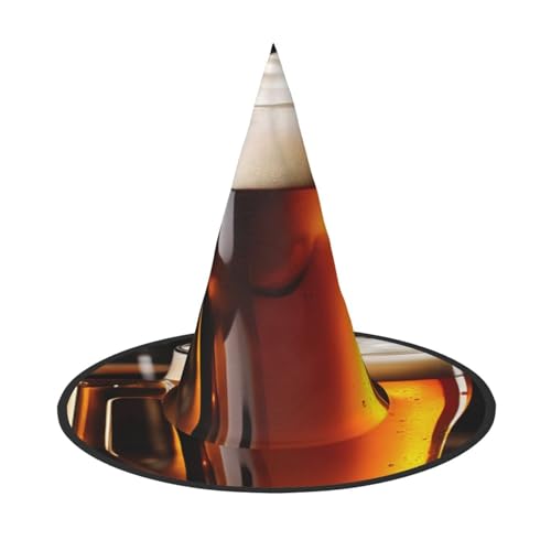 GaxfjRu Halloween-Hexenhut mit Bierdruck, Hexenkostüm, Zubehör für Halloween, Cosplay, Party, Urlaub, Dekoration, 3 Stück GaxfjRu Halloween-Hexenhut mit Bierdruck, Hexenkostüm, Zubehör für Halloween, Cosplay, Party, Urlaub, Dekoration, 3 Stück von GaxfjRu