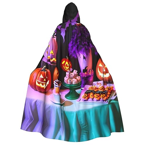 GaxfjRu Halloween Karneval Party Druck Kapuzenmantel Zauberer Kapuzenumhang Umhang für Frauen Halloween Hexe Vampir Zauberer Rabe von GaxfjRu