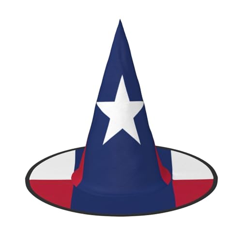 GaxfjRu Hexenhut mit Texas-Motiv, Halloween-Hexenhut, Zubehör für Halloween, Cosplay, Party, Urlaub, Dekoration, 3 Stück von GaxfjRu