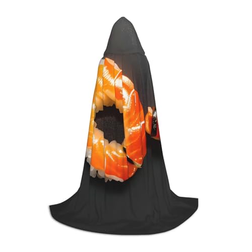 GaxfjRu Japanischer Sushi-Garnelen-Druck, mittelalterlicher Kapuzenumhang, Umhang mit Kapuze, Herren-Kostüm, Halloween-Kostüm, Renaissance-Kostüm, Wikinger-Stil GaxfjRu Japanischer Sushi-Garnelen-Druck, mittelalterlicher Kapuzenumhang, Umhang mit Kapuze, Herren-Kostüm, Halloween-Kostüm, Renaissance-Kostüm, Wikinger-Stil von GaxfjRu