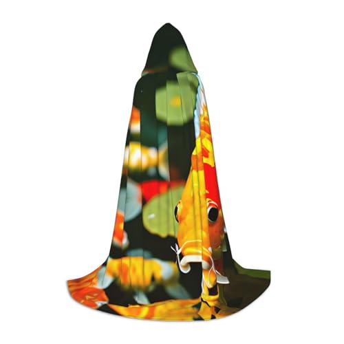 GaxfjRu Japanischer hübscher Karpfen-Druck, mittelalterlicher Kapuzenumhang mit Kapuze, Umhang mit Kapuze, Herren-Kostüm, Halloween-Kostüm, Renaissance-Kostüm, Wikinger-Stil GaxfjRu Japanischer hübscher Karpfen-Druck, mittelalterlicher Kapuzenumhang mit Kapuze, Umhang mit Kapuze, Herren-Kostüm, Halloween-Kostüm, Renaissance-Kostüm, Wikinger-Stil von GaxfjRu