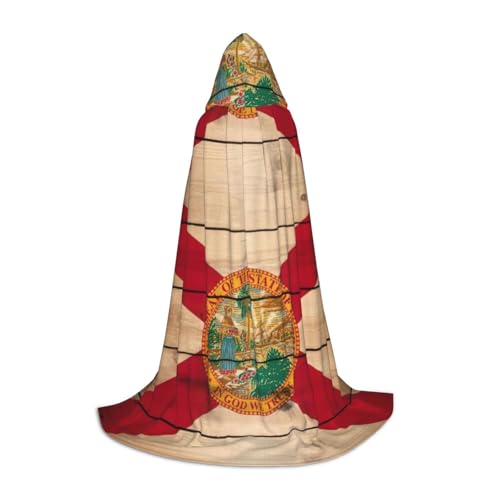 GaxfjRu Kapuzenumhang mit Florida-Flagge, Holzmaserung, Renaissance-Umhang für Damen und Herren, Erwachsene, mittelalterlicher Umhang, Wikinger-Zauberer-Bademantel mit Kapuze GaxfjRu Kapuzenumhang mit Florida-Flagge, Holzmaserung, Renaissance-Umhang für Damen und Herren, Erwachsene, mittelalterlicher Umhang, Wikinger-Zauberer-Bademantel mit Kapuze von GaxfjRu