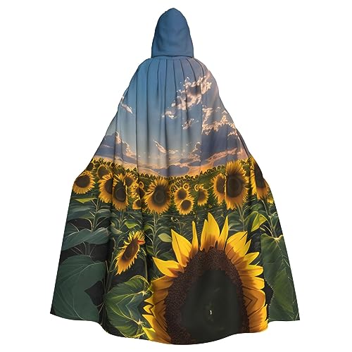 GaxfjRu Kapuzenumhang mit Sonnenblumen-Motiv, mittelalterlicher Wikingerumhang mit Kapuze, Halloween, Renaissance-Umhang GaxfjRu Kapuzenumhang mit Sonnenblumen-Motiv, mittelalterlicher Wikingerumhang mit Kapuze, Halloween, Renaissance-Umhang von GaxfjRu