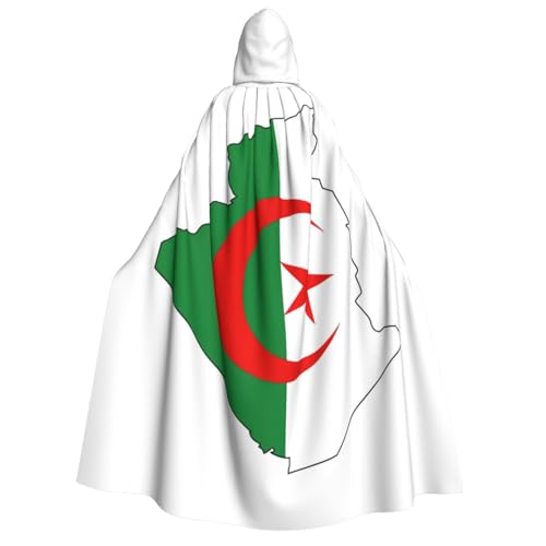 GaxfjRu Langer Kapuzenumhang mit Algerien-Flagge, Uni, Kapuzenumhang, Halloween, Weihnachten, Kostüme, Partyumhang GaxfjRu Langer Kapuzenumhang mit Algerien-Flagge, Uni, Kapuzenumhang, Halloween, Weihnachten, Kostüme, Partyumhang von GaxfjRu