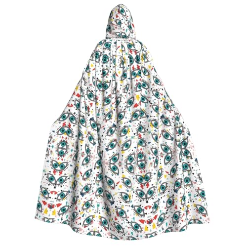 GaxfjRu Langer Kapuzenumhang mit Augenaufdruck, Uni, Kapuzenumhang, Halloween, Weihnachten, Kostüme, Partyumhang GaxfjRu Langer Kapuzenumhang mit Augenaufdruck, Uni, Kapuzenumhang, Halloween, Weihnachten, Kostüme, Partyumhang von GaxfjRu