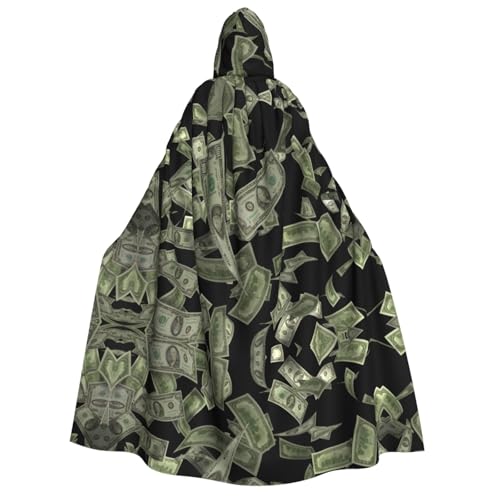 GaxfjRu Langer Kapuzenumhang mit Dollarzeichen, Gelddruck, Uni, Kapuzenumhang, Halloween, Weihnachten, Kostüme, Partyumhang GaxfjRu Langer Kapuzenumhang mit Dollarzeichen, Gelddruck, Uni, Kapuzenumhang, Halloween, Weihnachten, Kostüme, Partyumhang von GaxfjRu