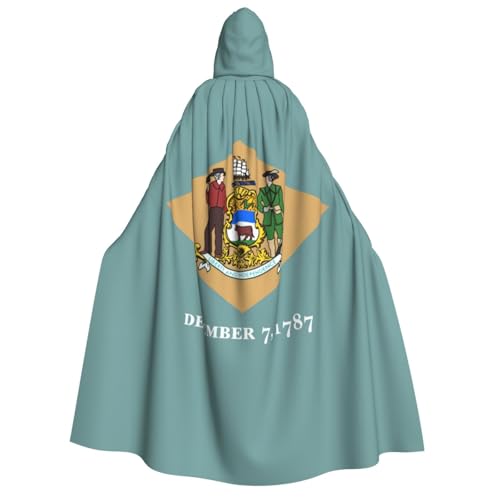 GaxfjRu Langer Kapuzenumhang mit Flagge von Delaware, Uni, Kapuzenumhang, Halloween, Weihnachten, Kostüme, Partyumhang GaxfjRu Langer Kapuzenumhang mit Flagge von Delaware, Uni, Kapuzenumhang, Halloween, Weihnachten, Kostüme, Partyumhang von GaxfjRu