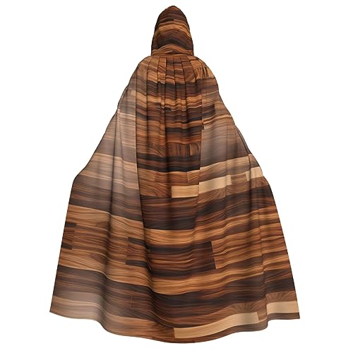 GaxfjRu Langer Kapuzenumhang mit Holzmaserung, Uni, Kapuzenumhang, Halloween, Weihnachten, Kostüme, Partyumhang GaxfjRu Langer Kapuzenumhang mit Holzmaserung, Uni, Kapuzenumhang, Halloween, Weihnachten, Kostüme, Partyumhang von GaxfjRu