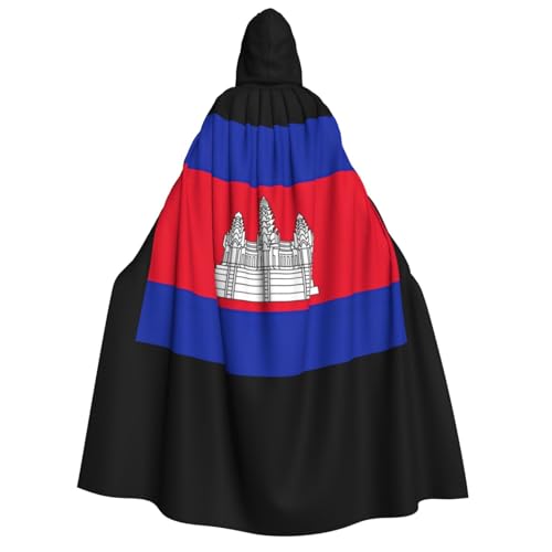 GaxfjRu Langer Kapuzenumhang mit Kambodscha-Flagge, Uni, Kapuzenumhang, Halloween, Weihnachten, Kostüme, Partyumhang GaxfjRu Langer Kapuzenumhang mit Kambodscha-Flagge, Uni, Kapuzenumhang, Halloween, Weihnachten, Kostüme, Partyumhang von GaxfjRu