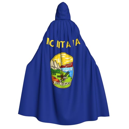GaxfjRu Langer Kapuzenumhang mit Montana-Flagge, Uni, Kapuzenumhang, Halloween, Weihnachten, Kostüme, Partyumhang GaxfjRu Langer Kapuzenumhang mit Montana-Flagge, Uni, Kapuzenumhang, Halloween, Weihnachten, Kostüme, Partyumhang von GaxfjRu