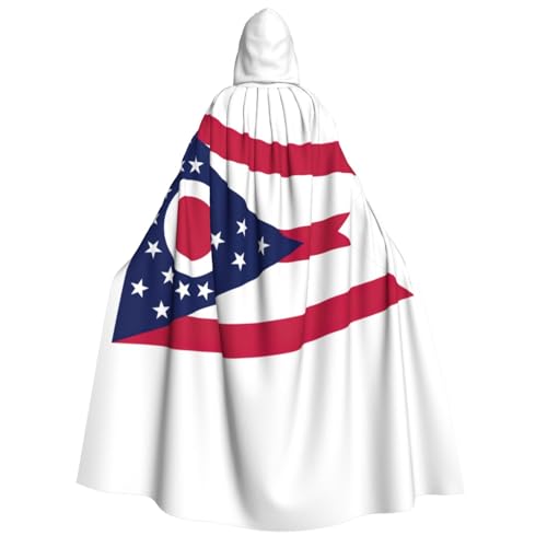GaxfjRu Langer Kapuzenumhang mit Ohio Staatsflagge, Uni, Kapuzenumhang, Halloween, Weihnachten, Kostüme, Partyumhang GaxfjRu Langer Kapuzenumhang mit Ohio Staatsflagge, Uni, Kapuzenumhang, Halloween, Weihnachten, Kostüme, Partyumhang von GaxfjRu