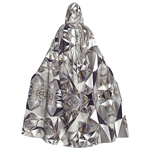 GaxfjRu Langer Kapuzenumhang mit Rautenmuster, Uni, Kapuzenumhang, Halloween, Weihnachten, Kostüme, Partyumhang GaxfjRu Langer Kapuzenumhang mit Rautenmuster, Uni, Kapuzenumhang, Halloween, Weihnachten, Kostüme, Partyumhang von GaxfjRu