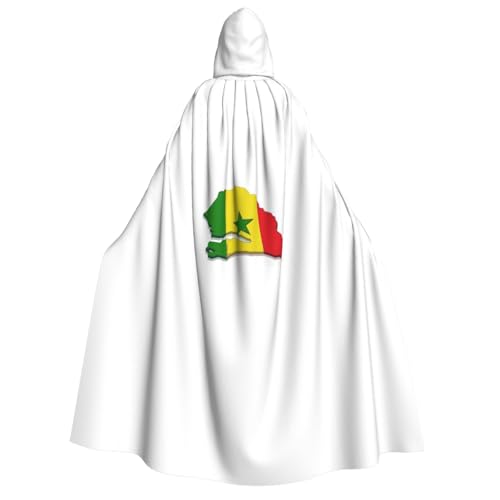 GaxfjRu Langer Kapuzenumhang mit Senegal-Flagge, Uni, Kapuzenumhang, Halloween, Weihnachten, Kostüme, Partyumhang GaxfjRu Langer Kapuzenumhang mit Senegal-Flagge, Uni, Kapuzenumhang, Halloween, Weihnachten, Kostüme, Partyumhang von GaxfjRu