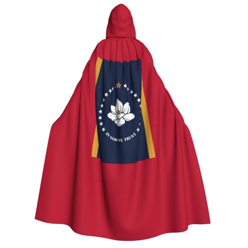 GaxfjRu Mississippi Umhang mit Staatsflagge, langer Kapuzenumhang, Uni, Kapuzenumhang, Halloween, Weihnachten, Kostüme, Partyumhang GaxfjRu Mississippi Umhang mit Staatsflagge, langer Kapuzenumhang, Uni, Kapuzenumhang, Halloween, Weihnachten, Kostüme, Partyumhang von GaxfjRu