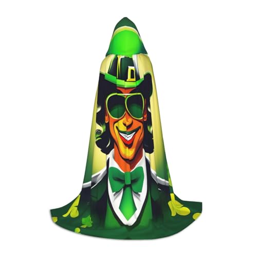 GaxfjRu Mittelalterlicher Kapuzenumhang mit Kapuze "Happy St. Patrick's Day", Umhang mit Kapuze, für Herren, Halloween, Renaissance-Kostüm, Wikinger-Stil GaxfjRu Mittelalterlicher Kapuzenumhang mit Kapuze "Happy St. Patrick's Day", Umhang mit Kapuze, für Herren, Halloween, Renaissance-Kostüm, Wikinger-Stil von GaxfjRu
